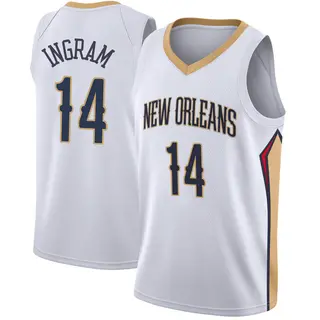 Youth Brandon Ingram New Orleans Pelicans White Jersey - Association Edition - Swingman