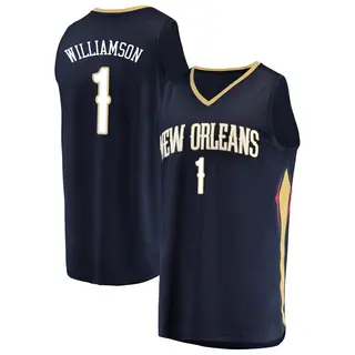 Youth Zion Williamson New Orleans Pelicans Navy Jersey - Icon Edition - Fast Break