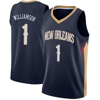 Youth Zion Williamson New Orleans Pelicans Navy Jersey - Icon Edition - Swingman