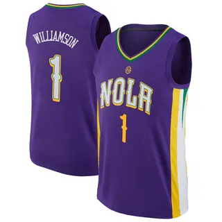 Youth Zion Williamson New Orleans Pelicans Purple Jersey - City Edition - Swingman